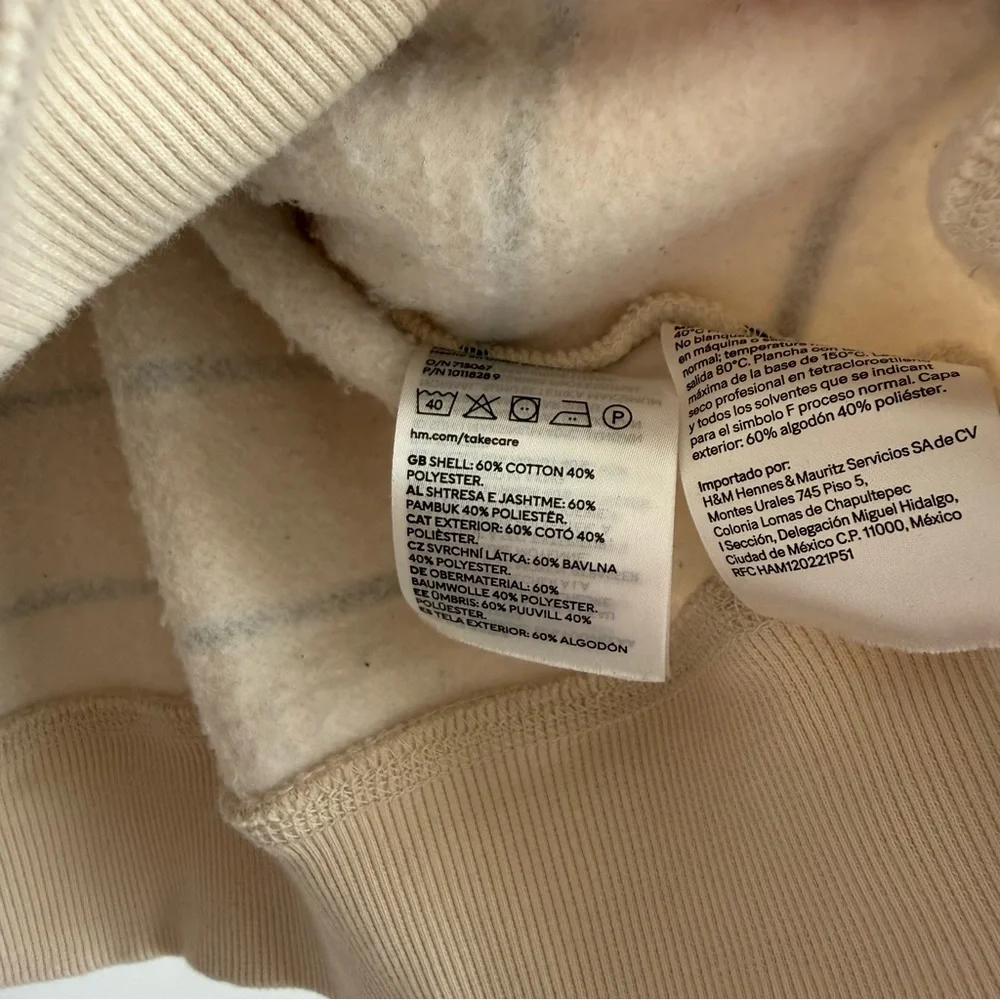 H&M Sweatshirt Relaxed-fit crewneck Large Boxy - Picture 6 of 8